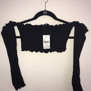 Fashion Nova Black Crop Top